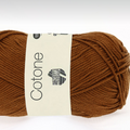 Lana Grossa Cotone 50g 37 ruskea