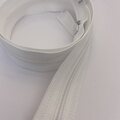 SOO Open-End Spiral Zipper – Jacket Zipper for Sewing, 6mm, 70cm Biały