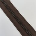 SOO Open-End Zipper – Jacket Zipper for Sewing 6mm, 55cm Brązowy (spiraali)