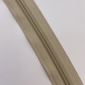 SOO Open-End Zipper – Jacket Zipper for Sewing 6mm, 55cm Vaaleabeige (spiraali)
