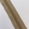 SOO Open-End Zipper – Jacket Zipper for Sewing 6mm, 55cm Beżowy (spiraali)