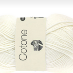 Lana Grossa Cotone 50g 0028 Luonnonvalkoinen