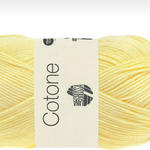 Lana Grossa Cotone 50g 0064 vaaleankeltainen