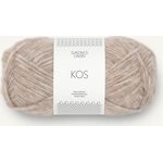 Sandnes Garn KOS 50g 2611 meleerattu浅褐色