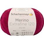 Schachenmayr Merino Extrafine 120 132 viininpunainen