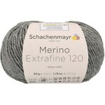 Schachenmayr Merino Extrafine 120 192 meleerattu keskiharmaa