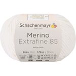 Schachenmayr Merino Extrafine 85 201 valkoinen