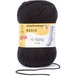 Regia 4-säikeinen sukkalanka 50 g 2066 Musta