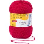Regia 4-säikeinen sukkalanka 50 g 2002 Kirsikka