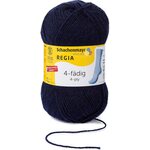 Regia 4-säikeinen sukkalanka 50 g 0324 Mariininsininen