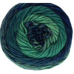 Schachenmayr Wash+Fillz-it! Fine Multicolor 100g 0082 Vihreä liukuväri