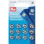 Prym Sew-on Snap Fasteners 11 mm Srebrny