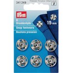 Prym Sew-on Snap Fasteners 15 mm Srebrny