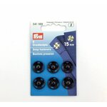 Prym Sew-on Snap Fasteners 15 mm Czarny