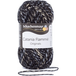 Schachenmayr Catania Flammé 50g 00110 negru