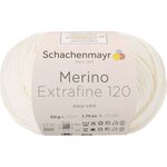 Schachenmayr Merino Extrafine 120 102 Luonnonvalkoinen
