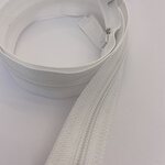 SOO Open-End Spiral Zipper – Jacket Zipper for Sewing, 6mm, 70cm Bianco