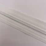 SOO Open-End Zipper – Jacket Zipper for Sewing, 60cm Bianco (spiraali)