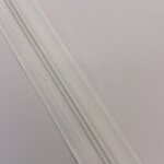 SOO Open-End Zipper – Jacket Zipper for Sewing 6mm, 55cm Bianco (spiraali)