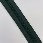 | Dress zipper – spiral zipper 55cm Dark green
