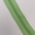 | Dress zipper – spiral zipper 55cm Light green