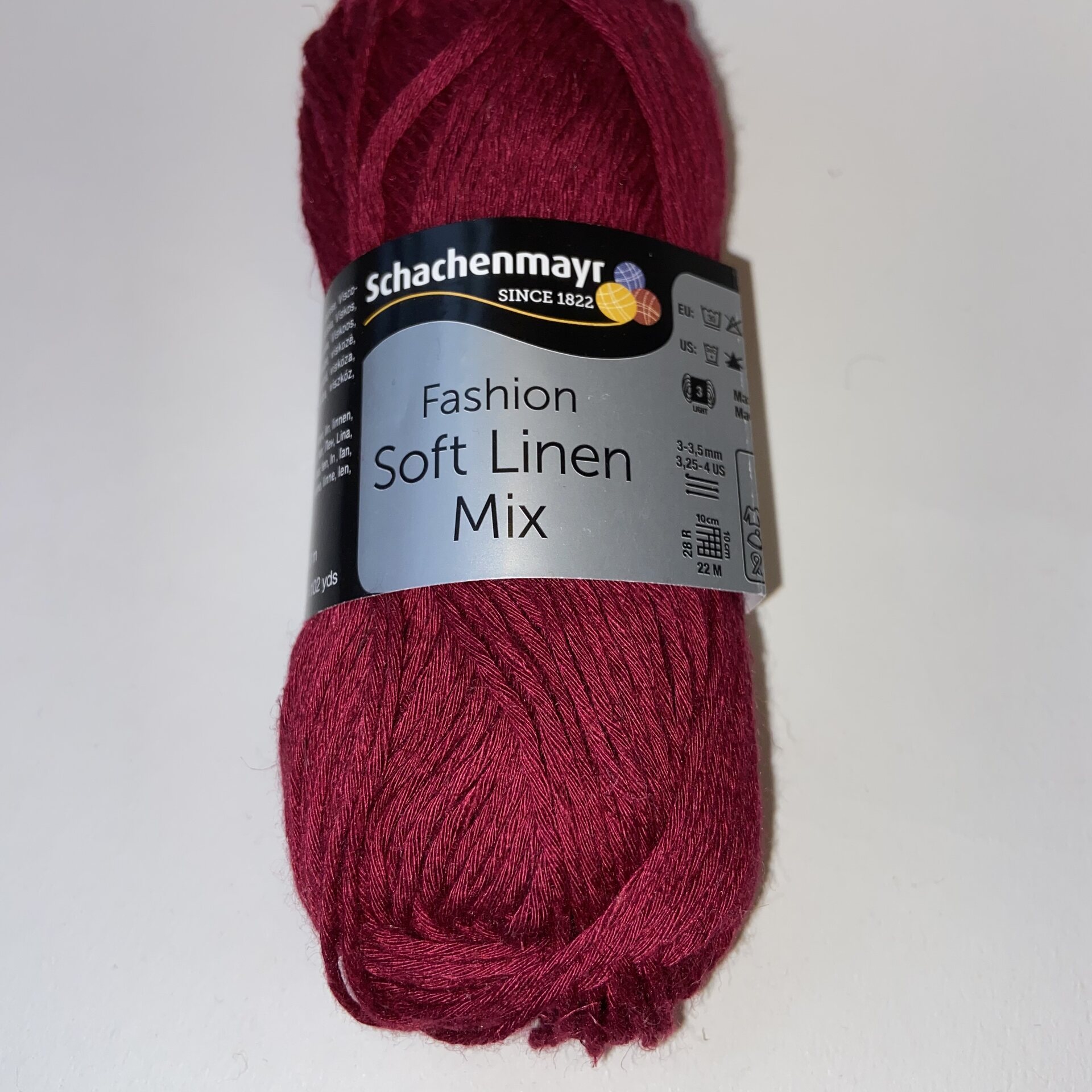 Schachenmayr Fashion Soft Linen Mix 34 Burgunder