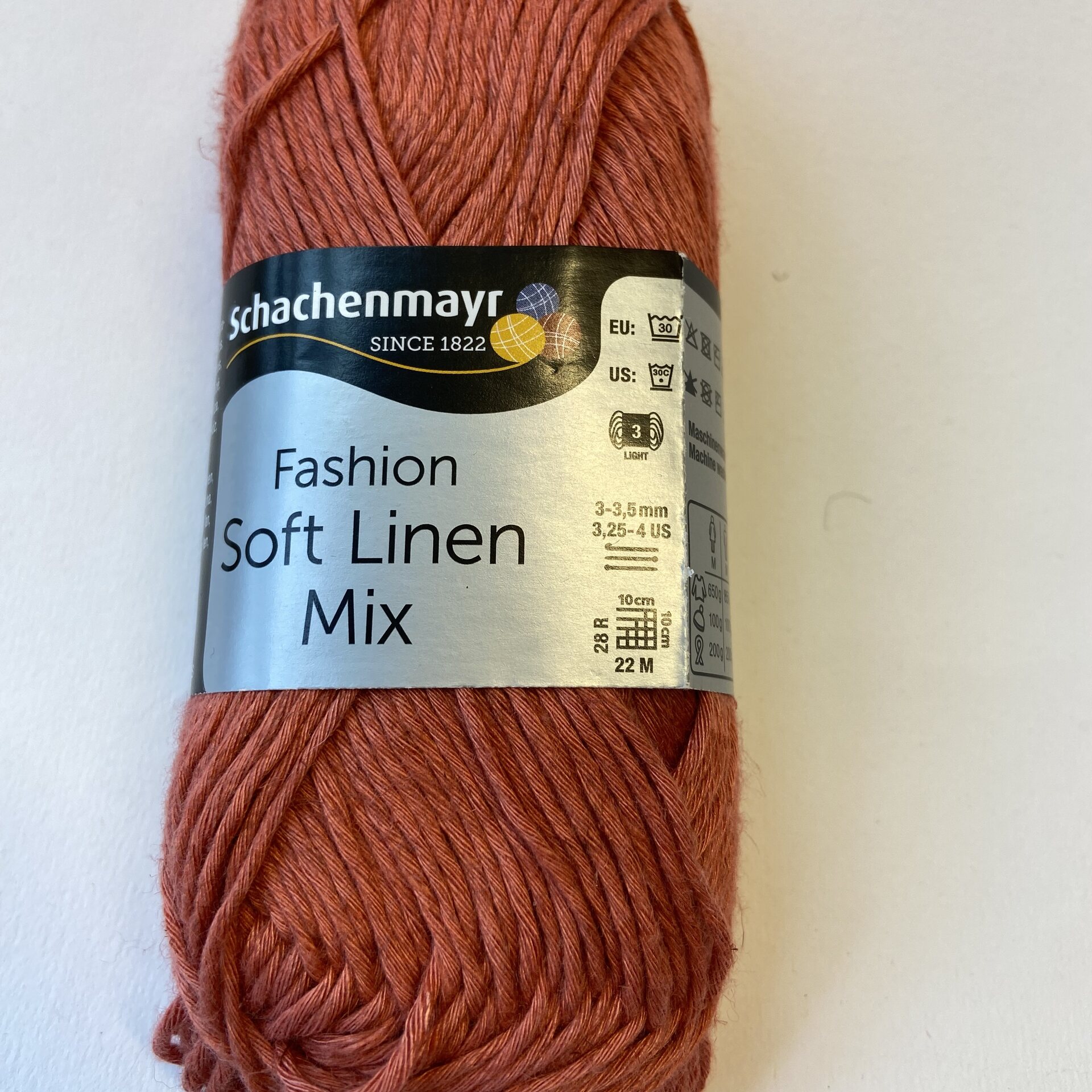Schachenmayr Fashion Soft Linen Mix 37 Oranssinpunainen