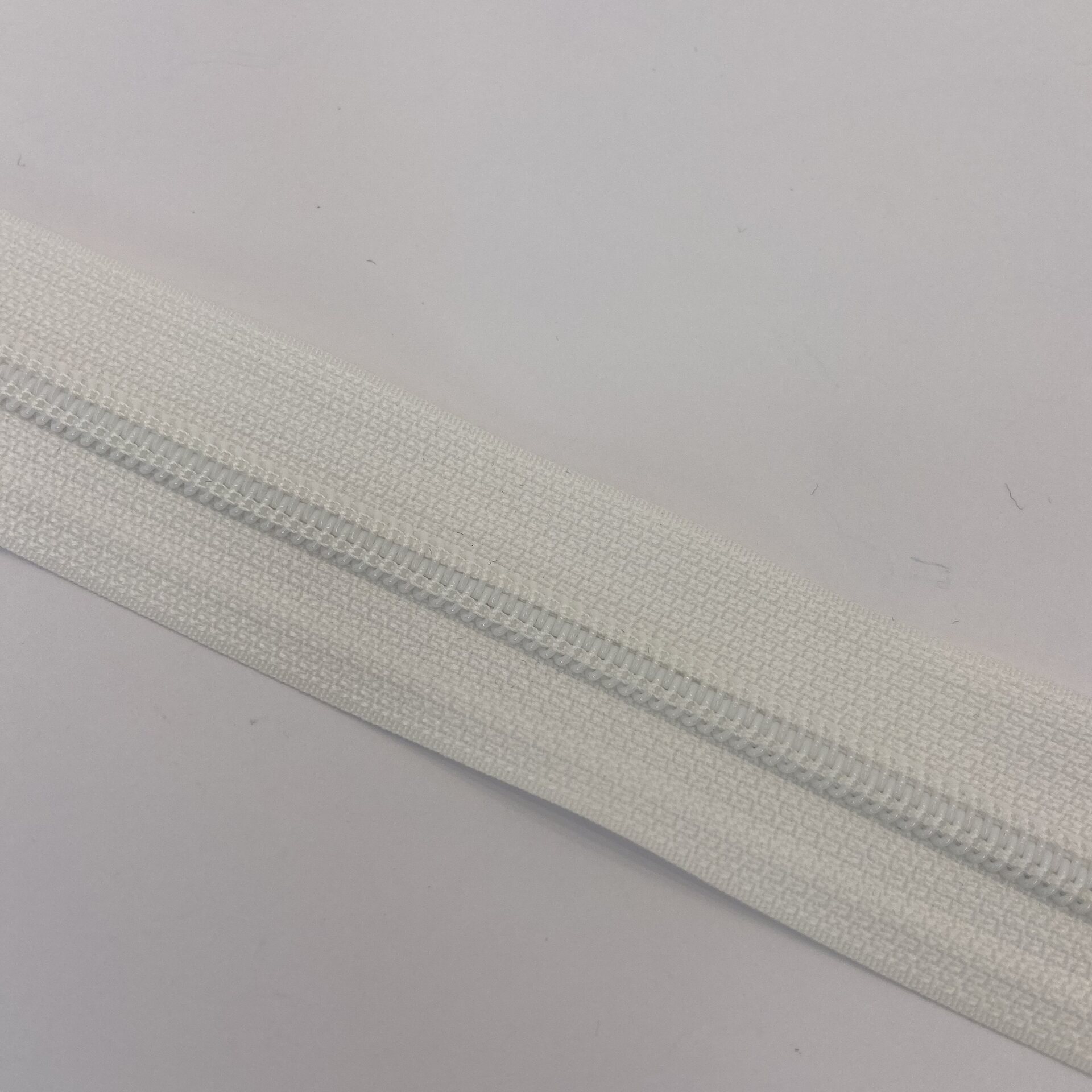 SOO Open-End Spiral Zipper – Jacket Zipper for Sewing, 6mm,80cm White