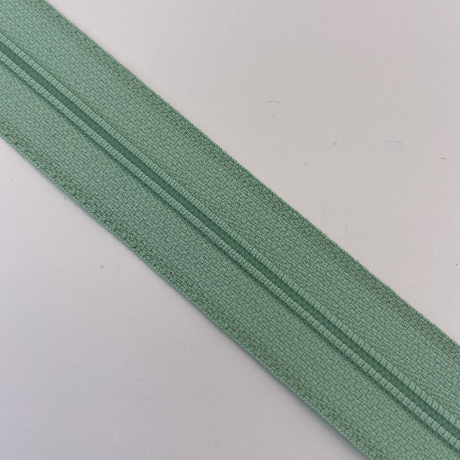 SOO Open-End Zipper – Jacket Zipper for Sewing, 50cm Light green (spiraali)