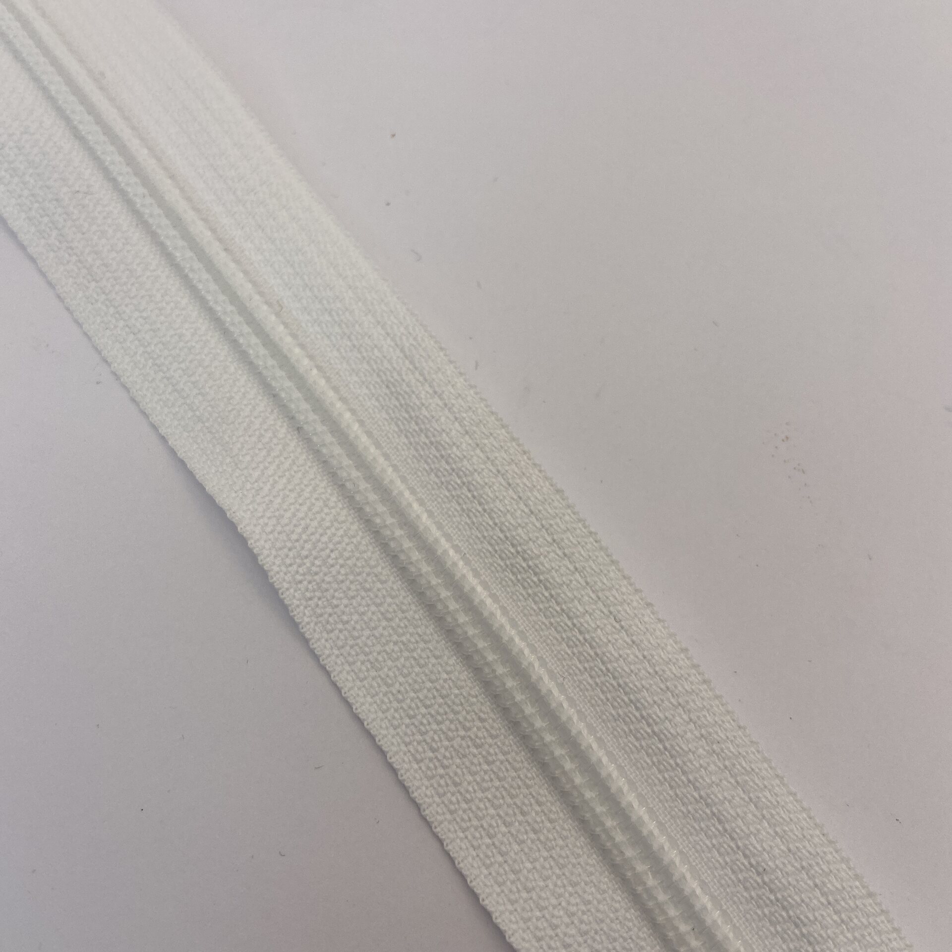 SOO Open-End Zipper – Jacket Zipper for Sewing, 40cm White (spiraali)