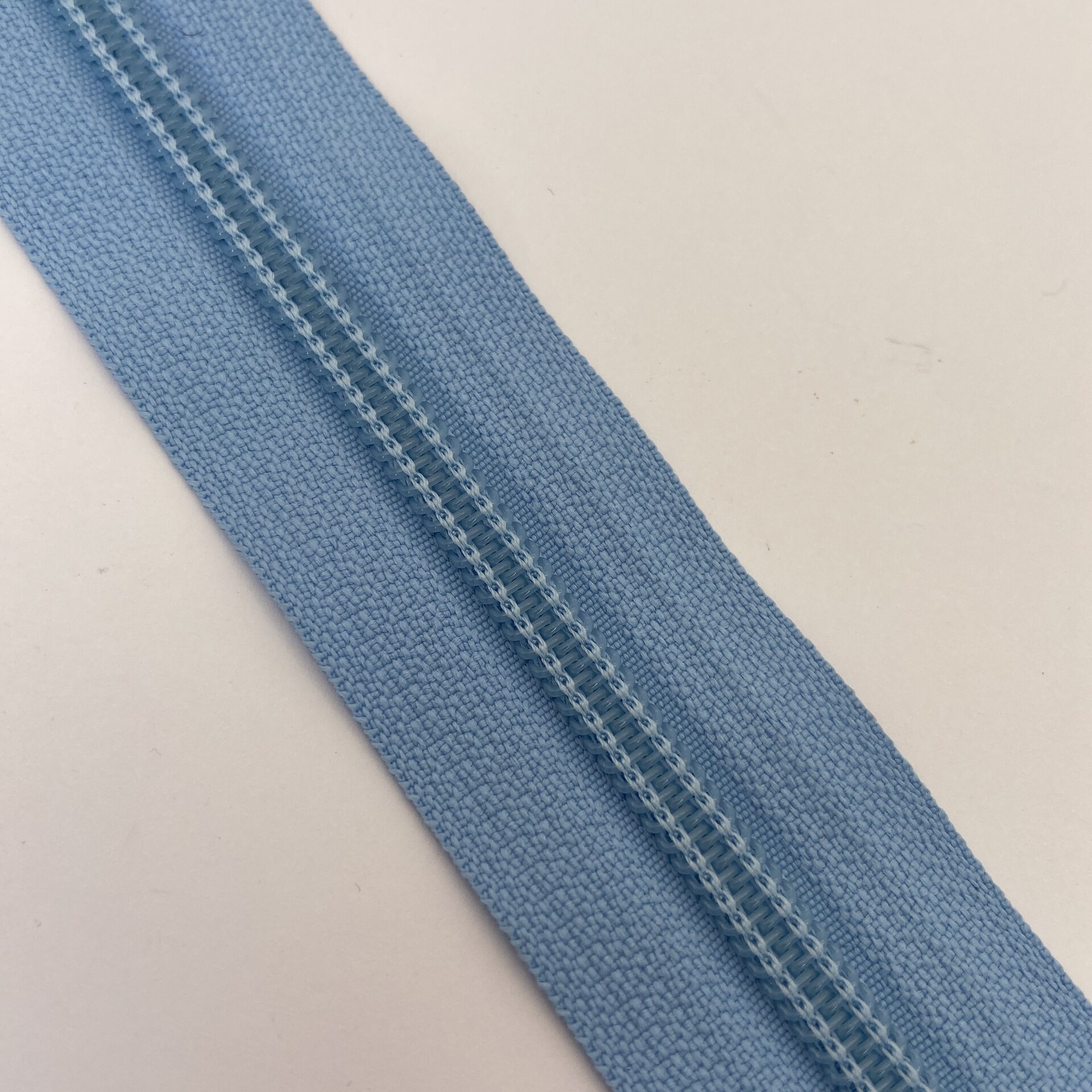 SOO Open-End Zipper – Jacket Zipper for Sewing, 35cm Light blue (spiraali)
