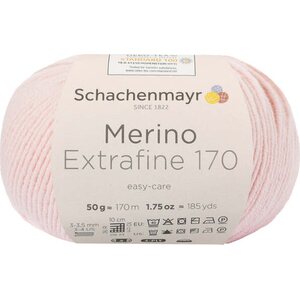 Schachenmayr Merino Extrafine 170, 35 vaaleanpunainen