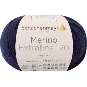 Schachenmayr Merino Extrafine 120, 150 mariininsininen