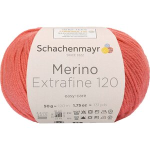 Schachenmayr Merino Extrafine 120, 134 koralli