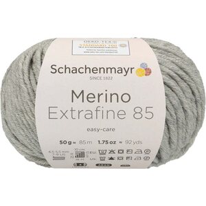 Schachenmayr Merino Extrafine 85, 290 meleerattu vaaleanharmaa