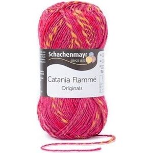 Schachenmayr Catania Flammé 50g, 00258 pinkki/keltainen