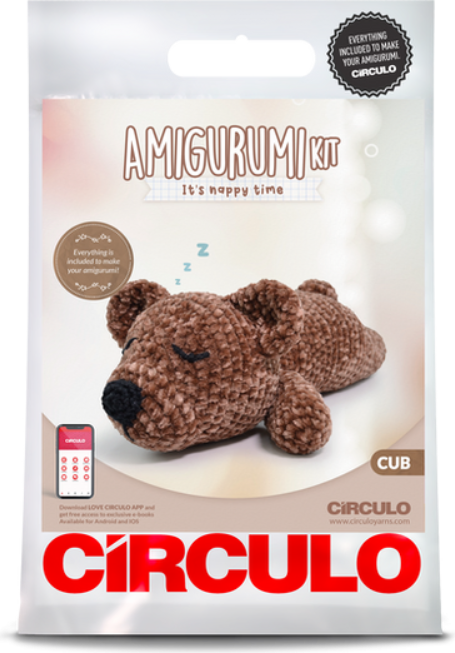 Circulo Nappy time - amigurumi kit Karhuvauva