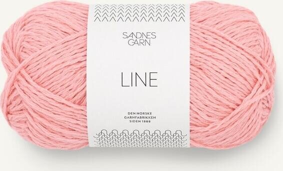 Sandnes Garn Line 4213 vaaleanpunainen