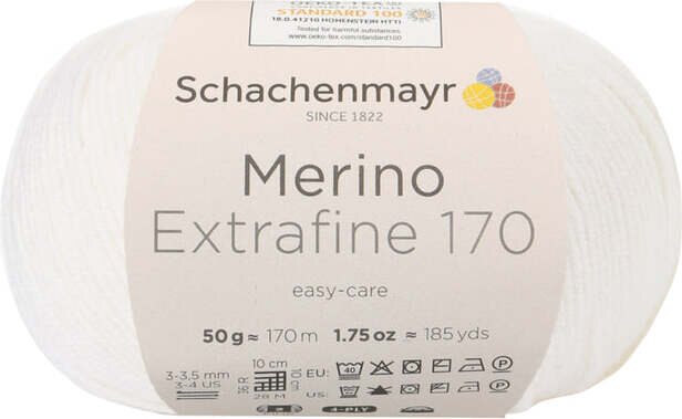 Schachenmayr Merino Extrafine 170 01 white