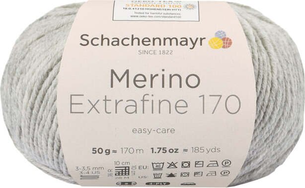 Schachenmayr Merino Extrafine 170 90 harmaa