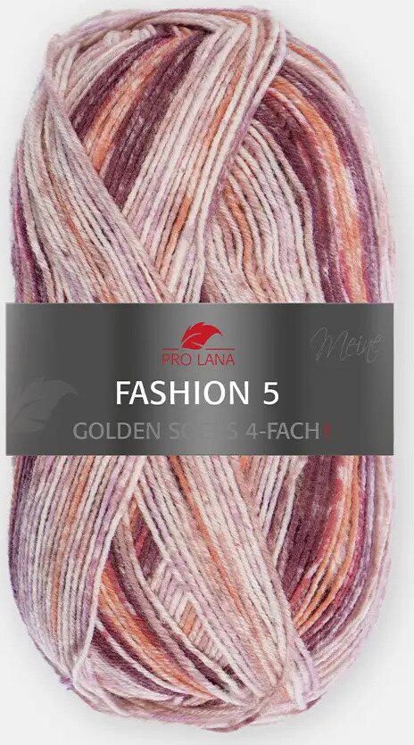 Pro Lana Fashion 5 - Golden socks 6fach 696