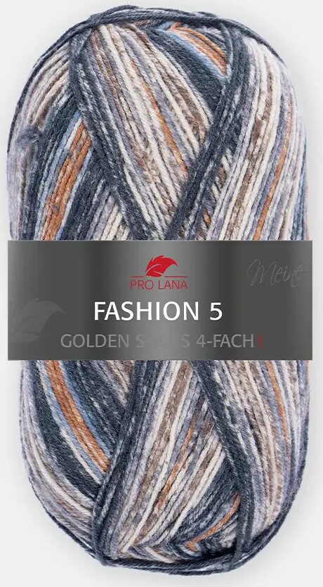 Pro Lana Fashion 5 - Golden socks 6fach 695