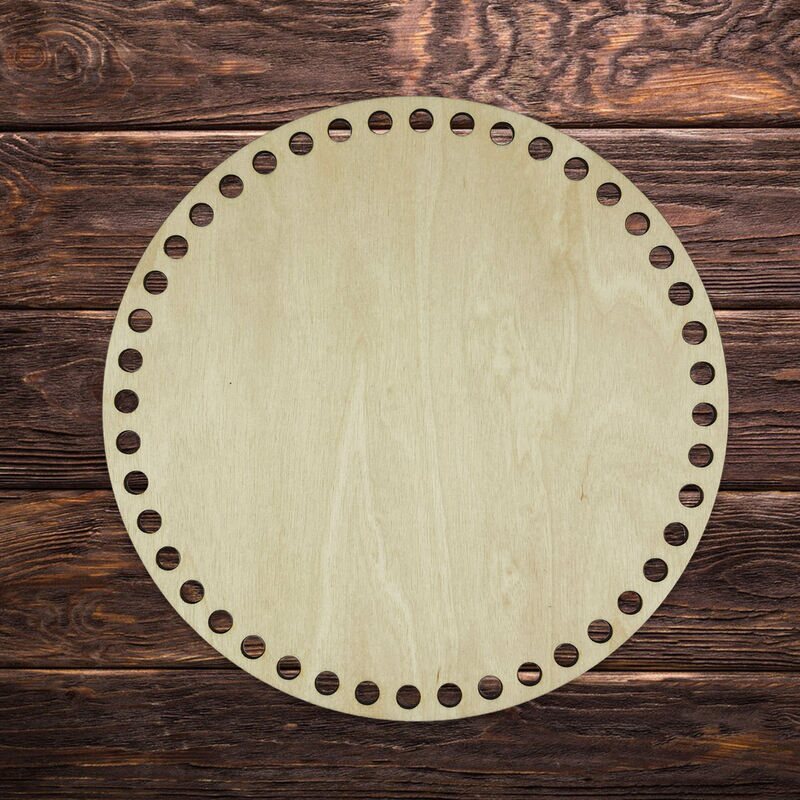 Kainor Runder Holzkorb-Boden 10 cm