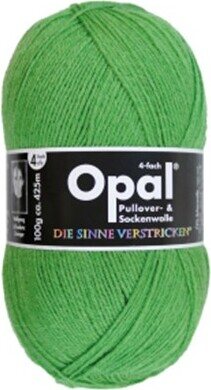 OPAL UNI 4 ply high-quality and soft sock yarn 1990 Vihreä
