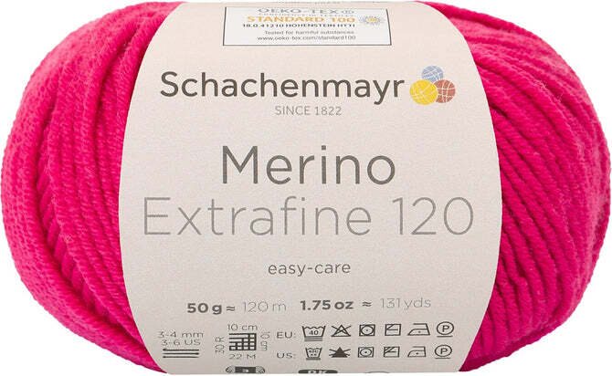 Schachenmayr Merino Extrafine 120 138 syklaami