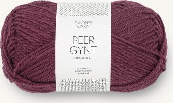 Sandnes Garn Peer Gynt 4363 Viininpunainen