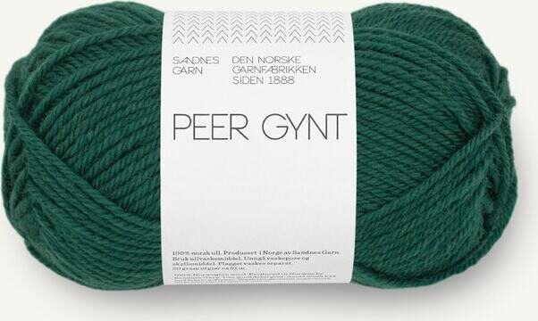 Sandnes Garn Peer Gynt 7772 Vihreä sademetsä