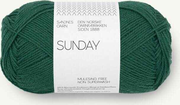 Sandnes Garn Sunday 7772 Vihreä sademetsä