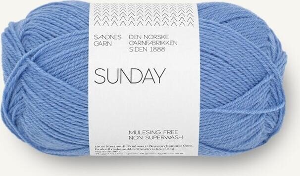 Sandnes Garn Sunday 5824 taivaan sininen ( Provence blue)