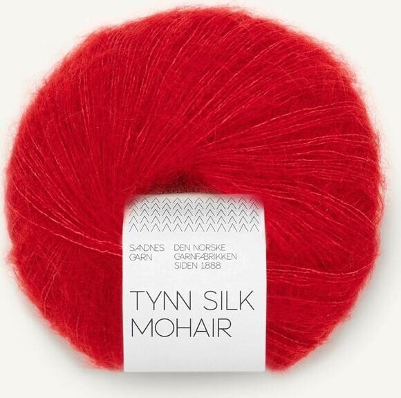 Sandnes Garn Tynn Silk Mohair 4219 Punainen